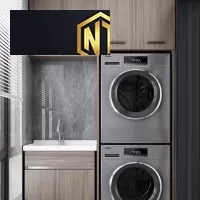 TỦ MÁY GIẶT KẾ HỢP TỦ TIỆN LỢI GỌN GÀNG ĐA NĂNG MẪU 13